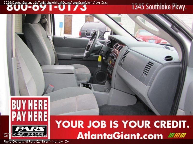 Bright White / Dark Slate Gray/Light Slate Gray 2006 Dodge Durango SLT