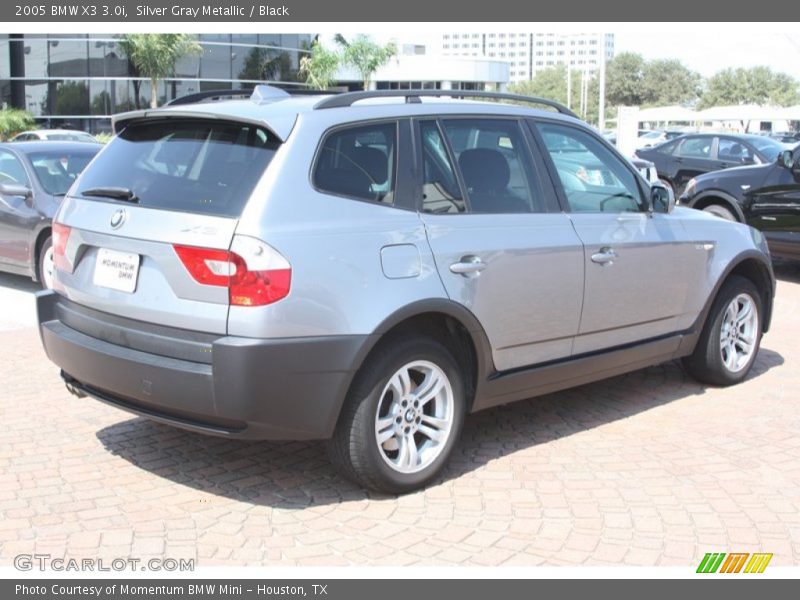 Silver Gray Metallic / Black 2005 BMW X3 3.0i