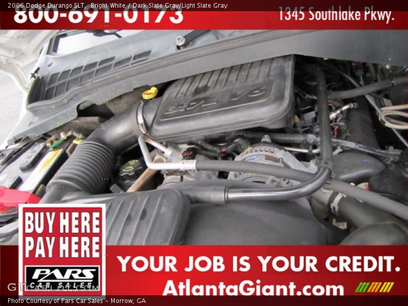 Bright White / Dark Slate Gray/Light Slate Gray 2006 Dodge Durango SLT