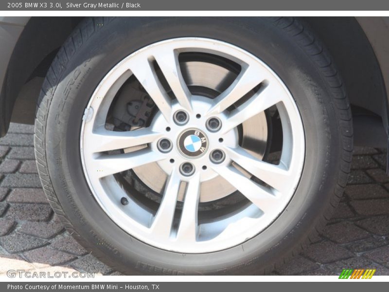 Silver Gray Metallic / Black 2005 BMW X3 3.0i