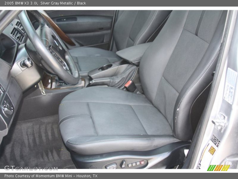 Silver Gray Metallic / Black 2005 BMW X3 3.0i