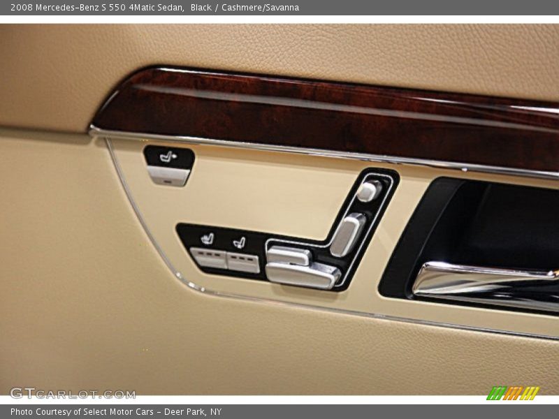 Black / Cashmere/Savanna 2008 Mercedes-Benz S 550 4Matic Sedan