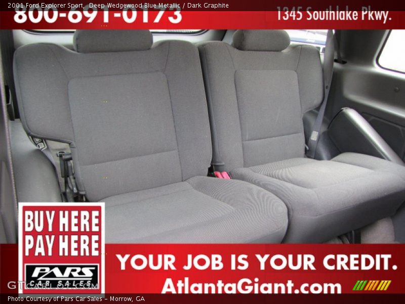 Deep Wedgewood Blue Metallic / Dark Graphite 2001 Ford Explorer Sport