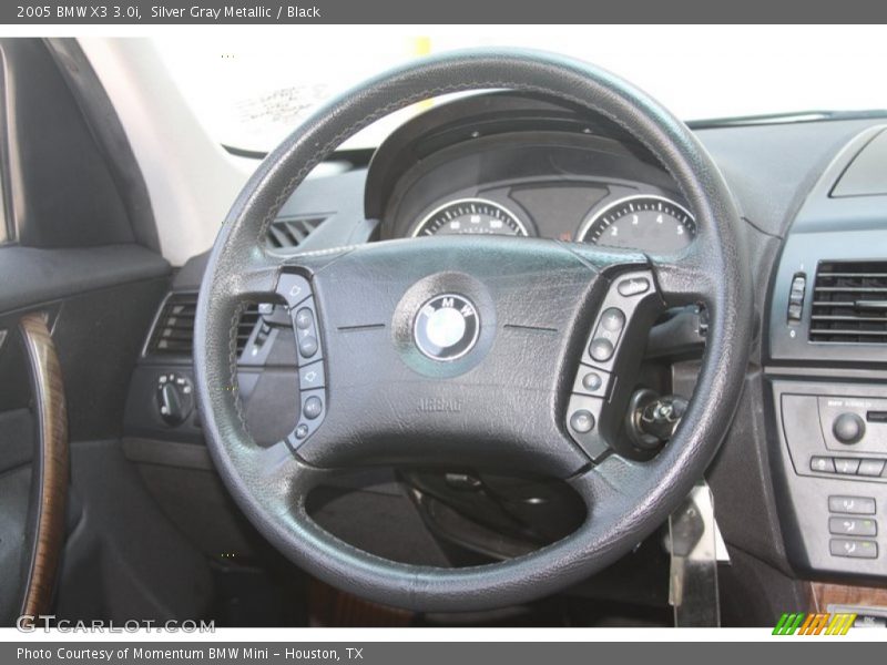 Silver Gray Metallic / Black 2005 BMW X3 3.0i