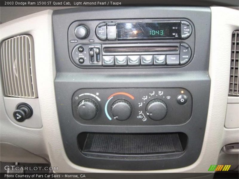 Audio System of 2003 Ram 1500 ST Quad Cab