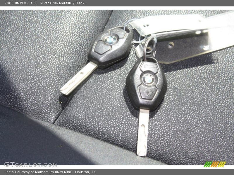 Silver Gray Metallic / Black 2005 BMW X3 3.0i