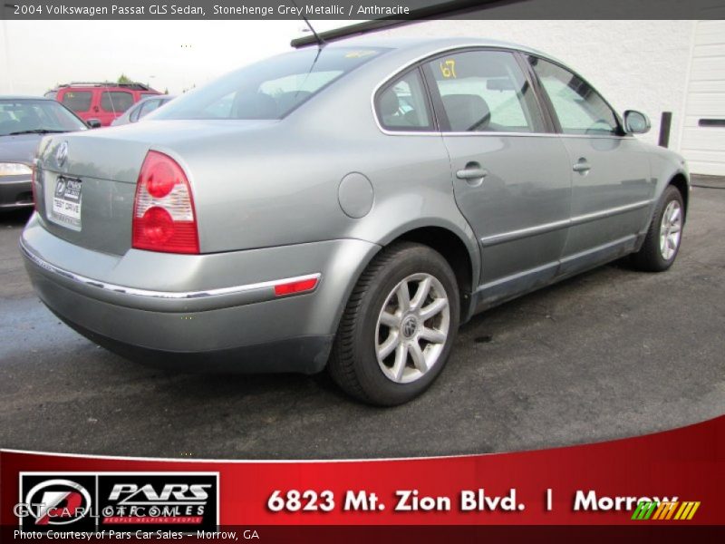 Stonehenge Grey Metallic / Anthracite 2004 Volkswagen Passat GLS Sedan