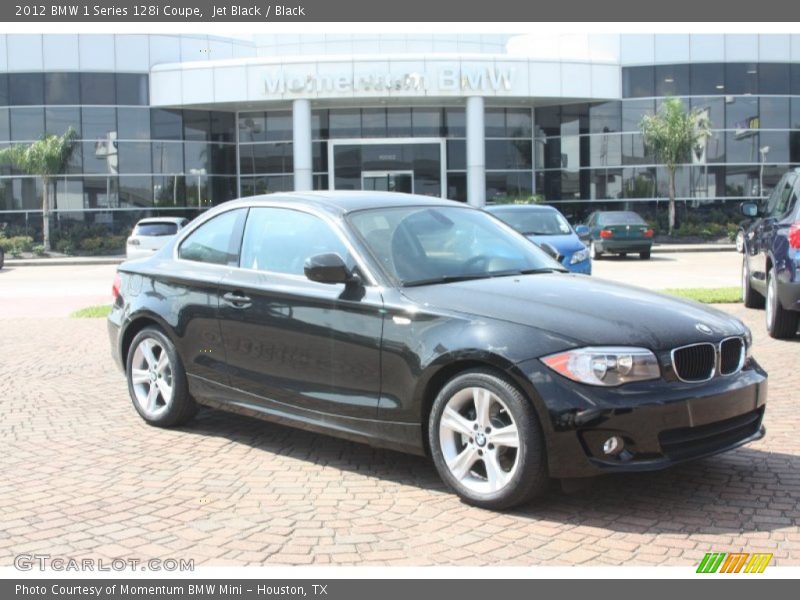 Jet Black / Black 2012 BMW 1 Series 128i Coupe