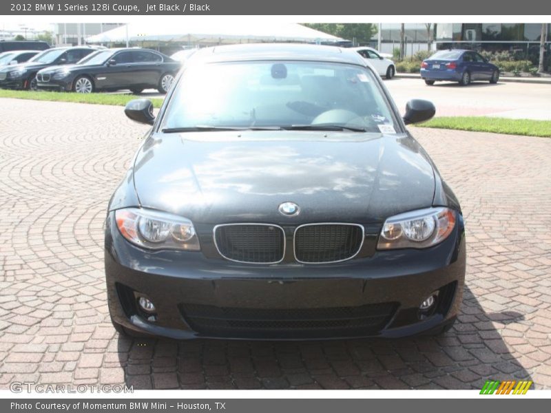Jet Black / Black 2012 BMW 1 Series 128i Coupe