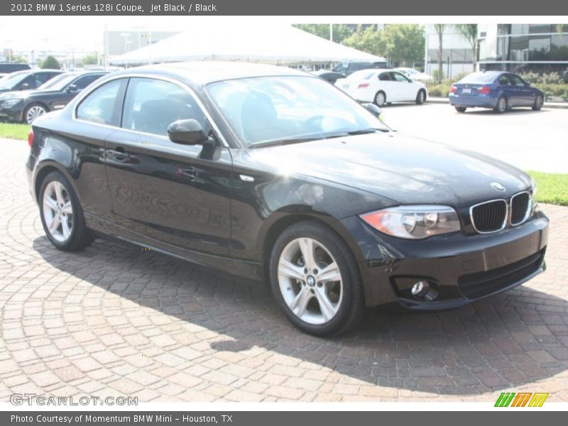 Jet Black / Black 2012 BMW 1 Series 128i Coupe