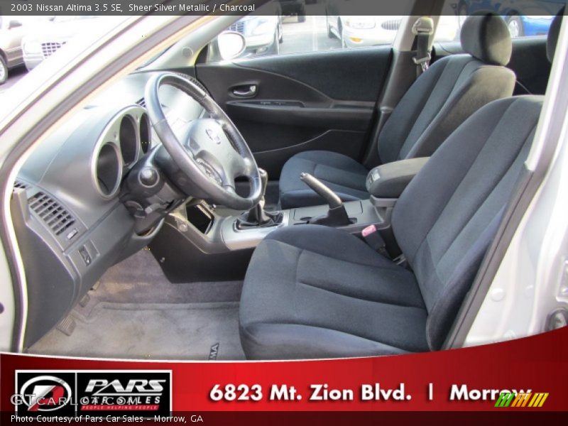 Sheer Silver Metallic / Charcoal 2003 Nissan Altima 3.5 SE