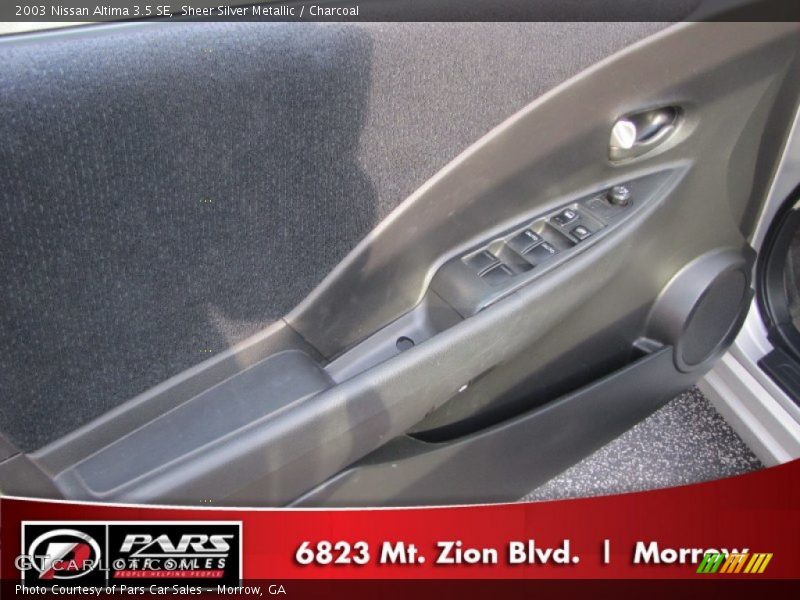 Sheer Silver Metallic / Charcoal 2003 Nissan Altima 3.5 SE