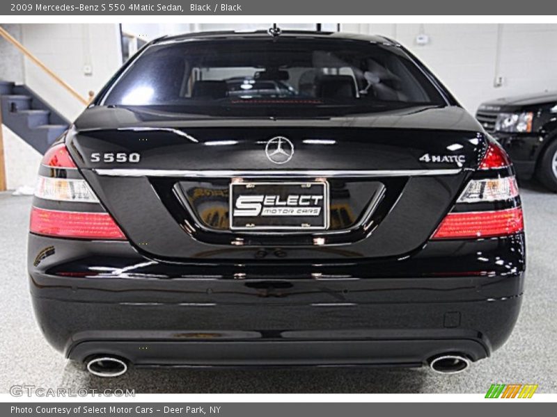 Black / Black 2009 Mercedes-Benz S 550 4Matic Sedan