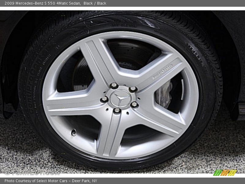 Black / Black 2009 Mercedes-Benz S 550 4Matic Sedan