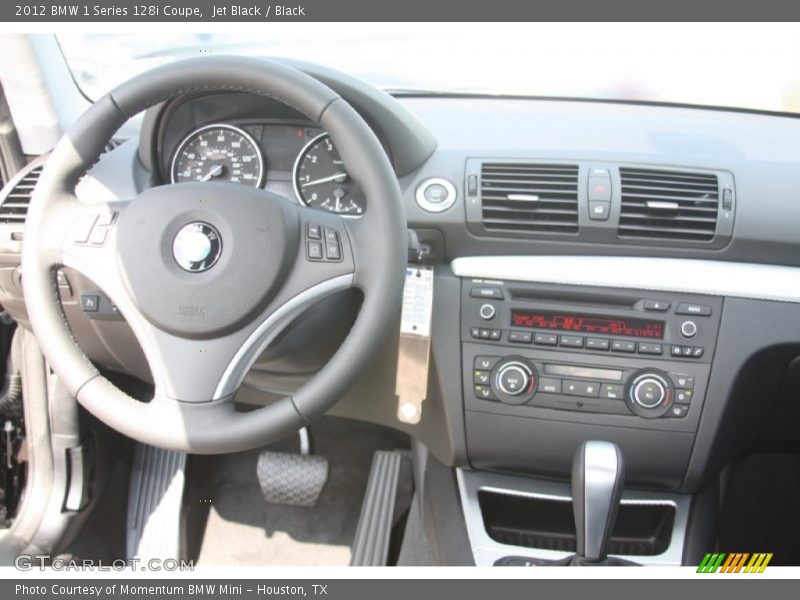 Jet Black / Black 2012 BMW 1 Series 128i Coupe