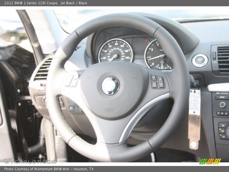 Jet Black / Black 2012 BMW 1 Series 128i Coupe