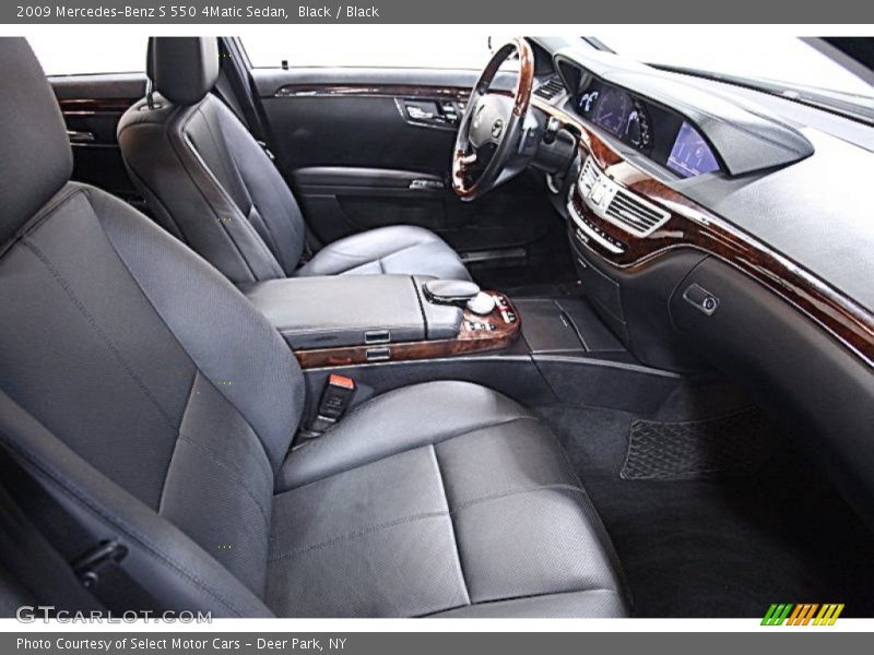 Black / Black 2009 Mercedes-Benz S 550 4Matic Sedan