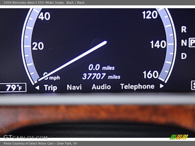Black / Black 2009 Mercedes-Benz S 550 4Matic Sedan
