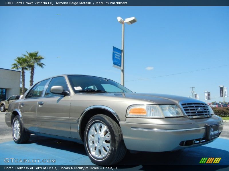 Arizona Beige Metallic / Medium Parchment 2003 Ford Crown Victoria LX