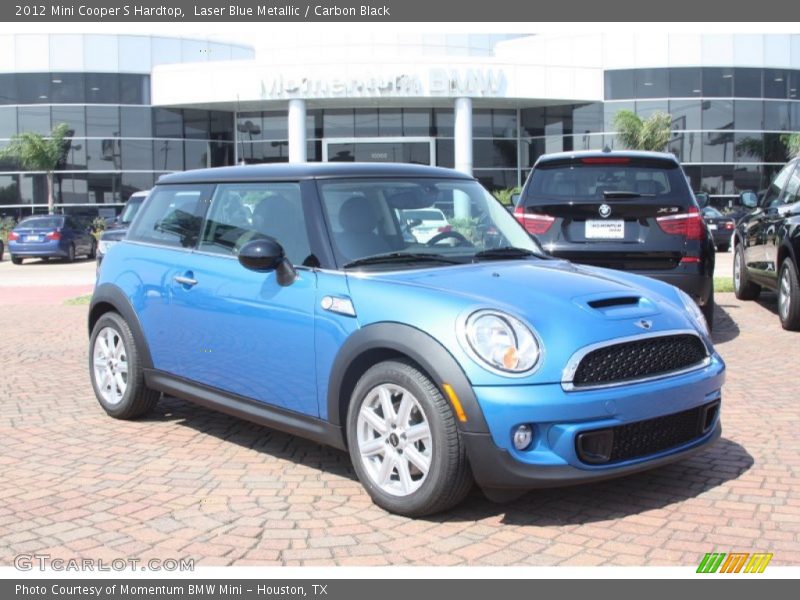 Laser Blue Metallic / Carbon Black 2012 Mini Cooper S Hardtop