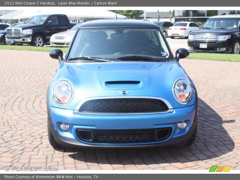 Laser Blue Metallic / Carbon Black 2012 Mini Cooper S Hardtop