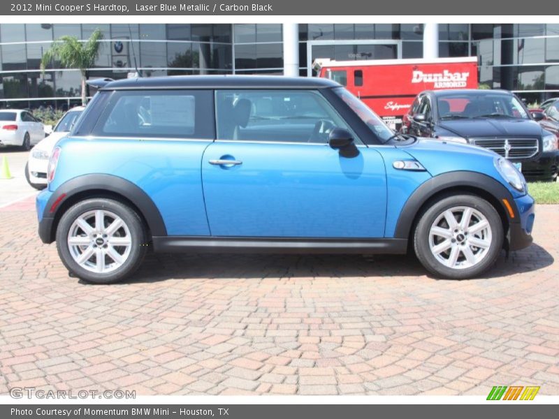 Laser Blue Metallic / Carbon Black 2012 Mini Cooper S Hardtop