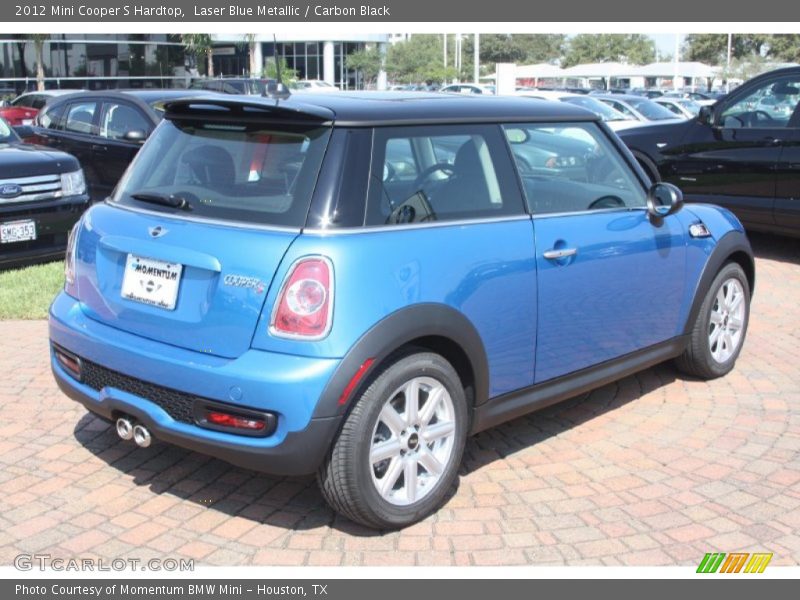 Laser Blue Metallic / Carbon Black 2012 Mini Cooper S Hardtop