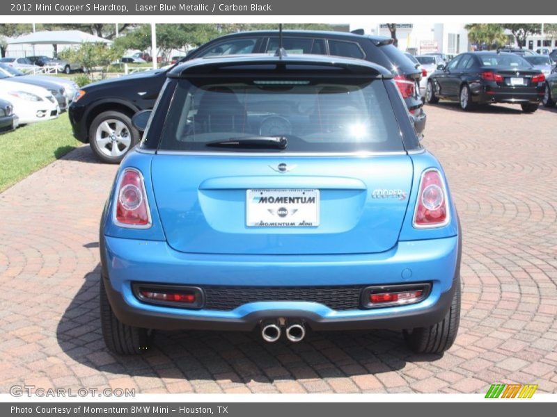 Laser Blue Metallic / Carbon Black 2012 Mini Cooper S Hardtop