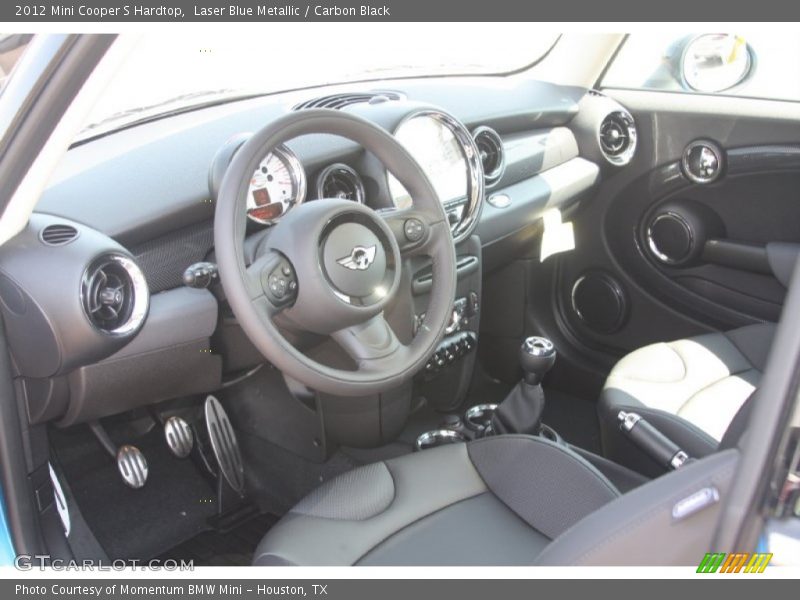Laser Blue Metallic / Carbon Black 2012 Mini Cooper S Hardtop