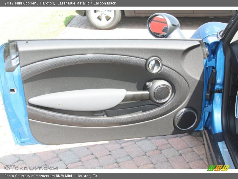 Laser Blue Metallic / Carbon Black 2012 Mini Cooper S Hardtop