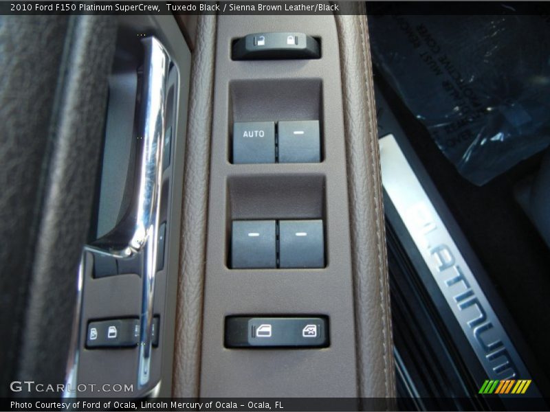Tuxedo Black / Sienna Brown Leather/Black 2010 Ford F150 Platinum SuperCrew