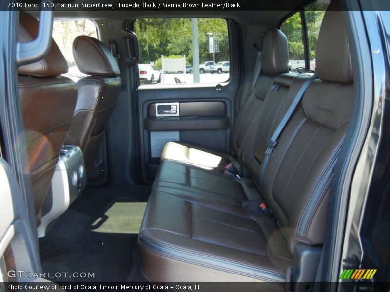 Tuxedo Black / Sienna Brown Leather/Black 2010 Ford F150 Platinum SuperCrew
