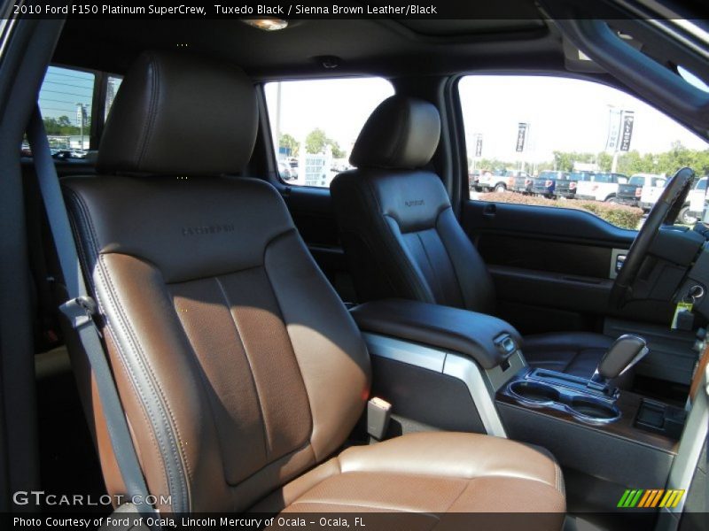 Tuxedo Black / Sienna Brown Leather/Black 2010 Ford F150 Platinum SuperCrew
