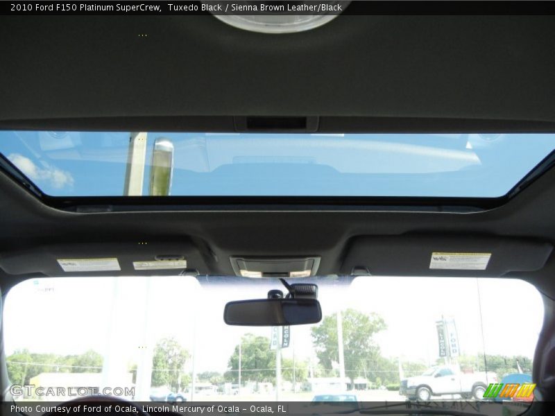 Tuxedo Black / Sienna Brown Leather/Black 2010 Ford F150 Platinum SuperCrew