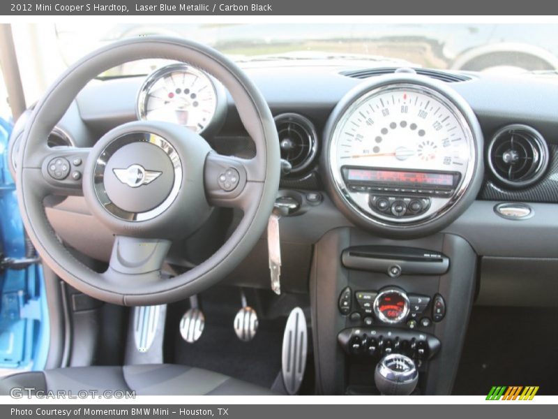 Laser Blue Metallic / Carbon Black 2012 Mini Cooper S Hardtop