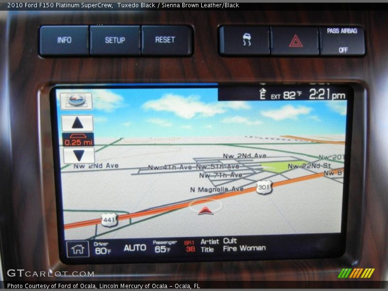 Tuxedo Black / Sienna Brown Leather/Black 2010 Ford F150 Platinum SuperCrew