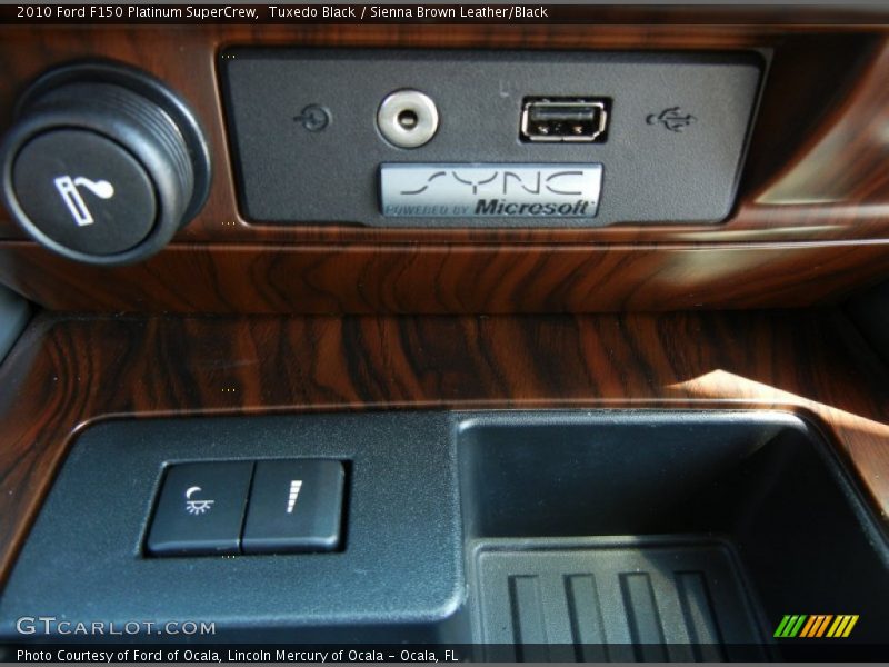 Tuxedo Black / Sienna Brown Leather/Black 2010 Ford F150 Platinum SuperCrew