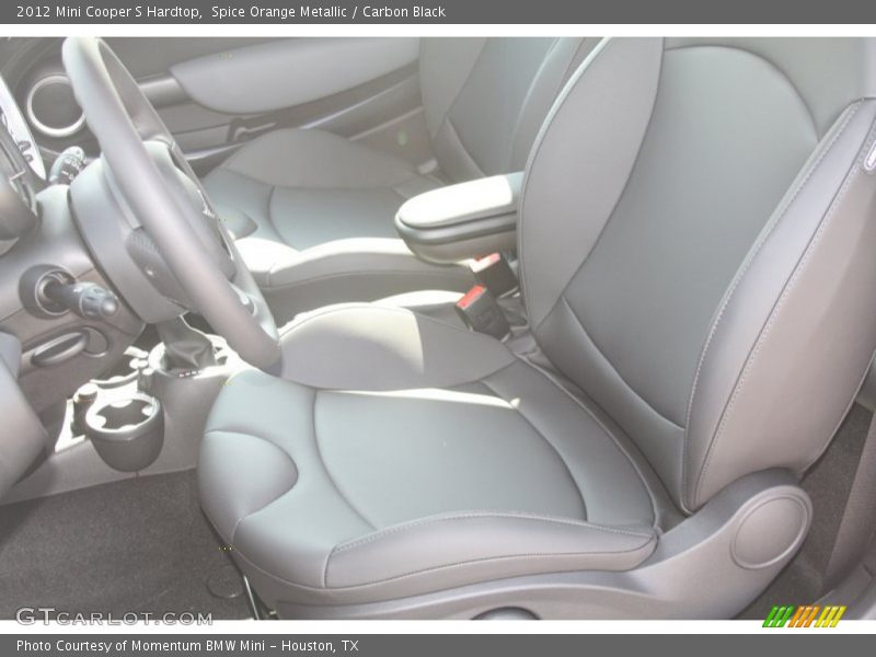 Spice Orange Metallic / Carbon Black 2012 Mini Cooper S Hardtop