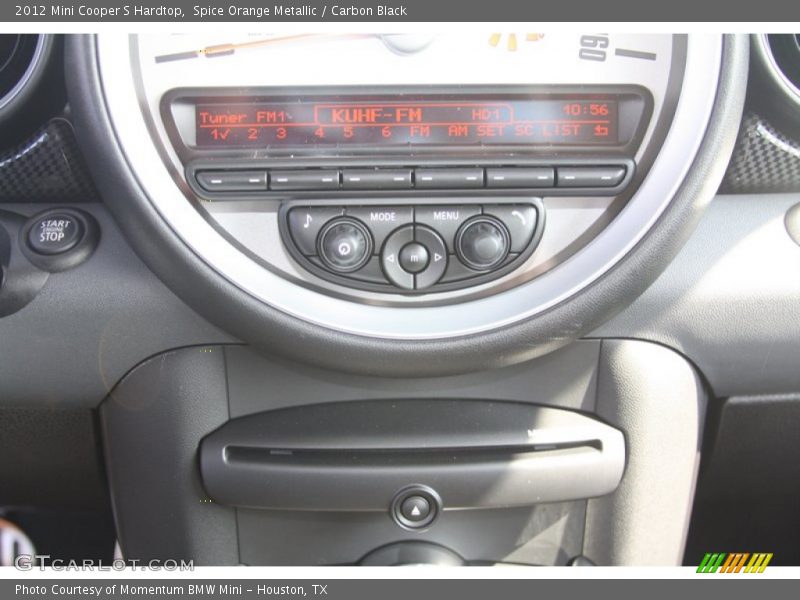 Spice Orange Metallic / Carbon Black 2012 Mini Cooper S Hardtop