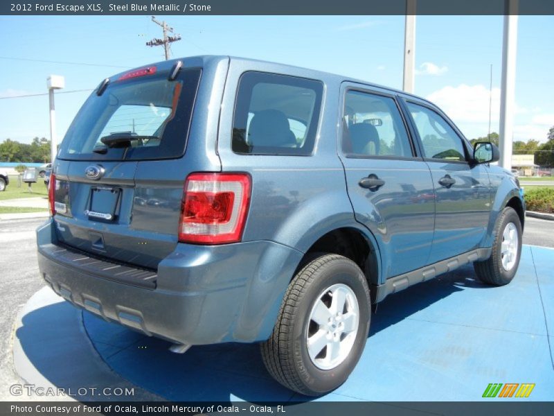 Steel Blue Metallic / Stone 2012 Ford Escape XLS