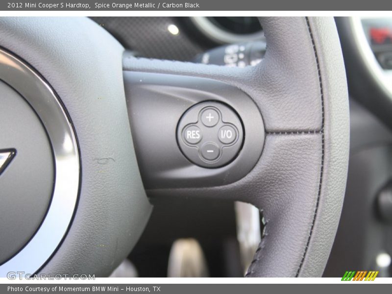 Spice Orange Metallic / Carbon Black 2012 Mini Cooper S Hardtop