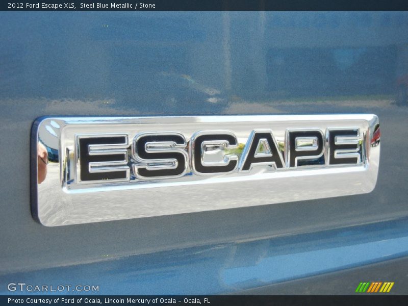 Steel Blue Metallic / Stone 2012 Ford Escape XLS