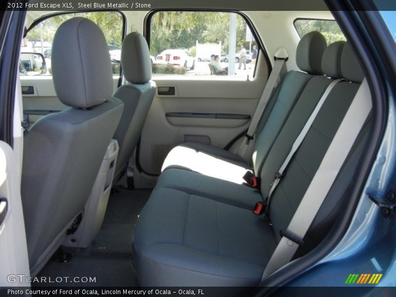 Steel Blue Metallic / Stone 2012 Ford Escape XLS