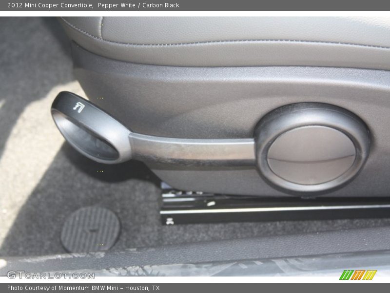 Pepper White / Carbon Black 2012 Mini Cooper Convertible