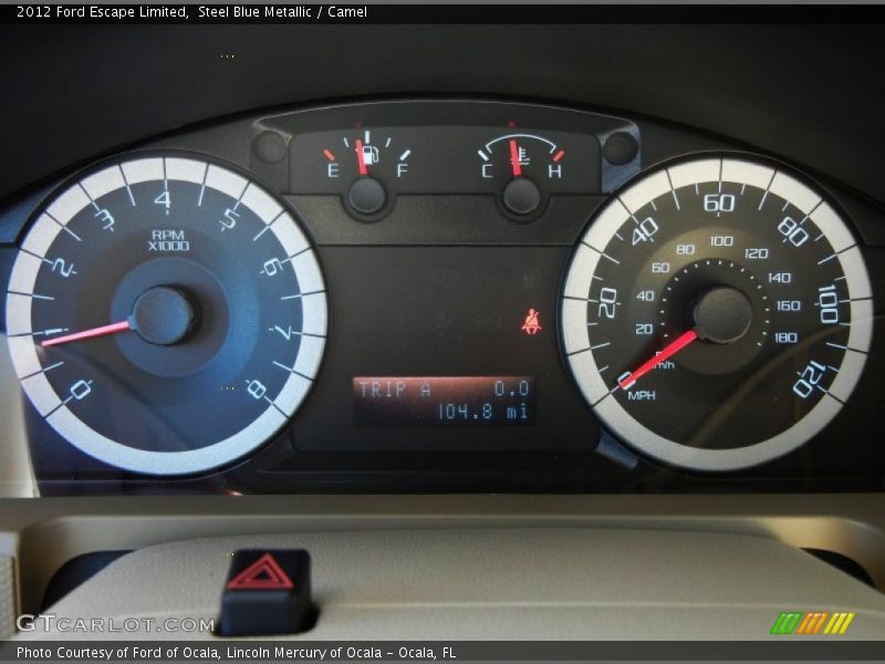  2012 Escape Limited Limited Gauges