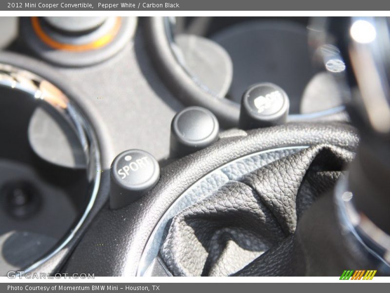 Pepper White / Carbon Black 2012 Mini Cooper Convertible
