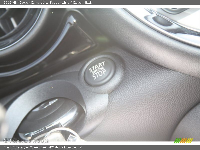 Pepper White / Carbon Black 2012 Mini Cooper Convertible