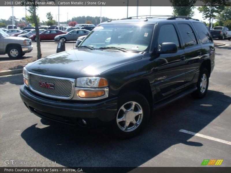 Carbon Metallic / Stone Gray 2003 GMC Yukon Denali AWD