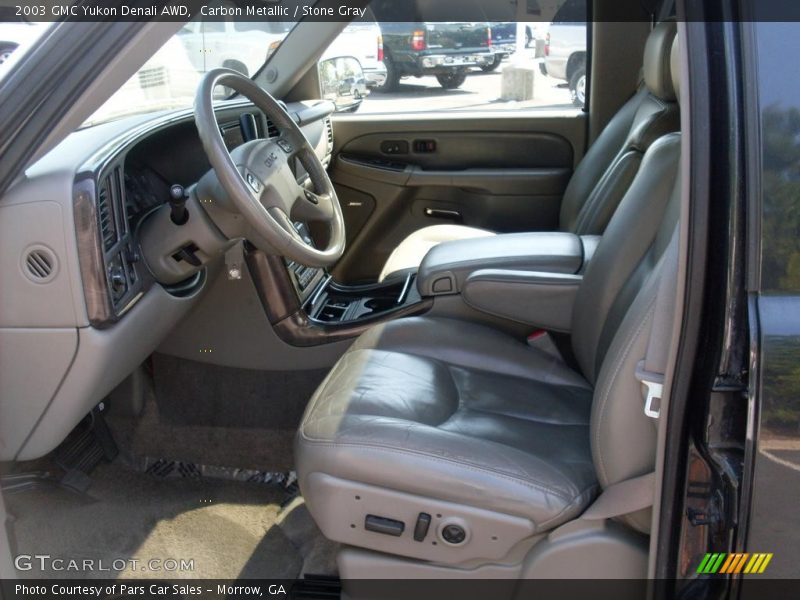 Carbon Metallic / Stone Gray 2003 GMC Yukon Denali AWD