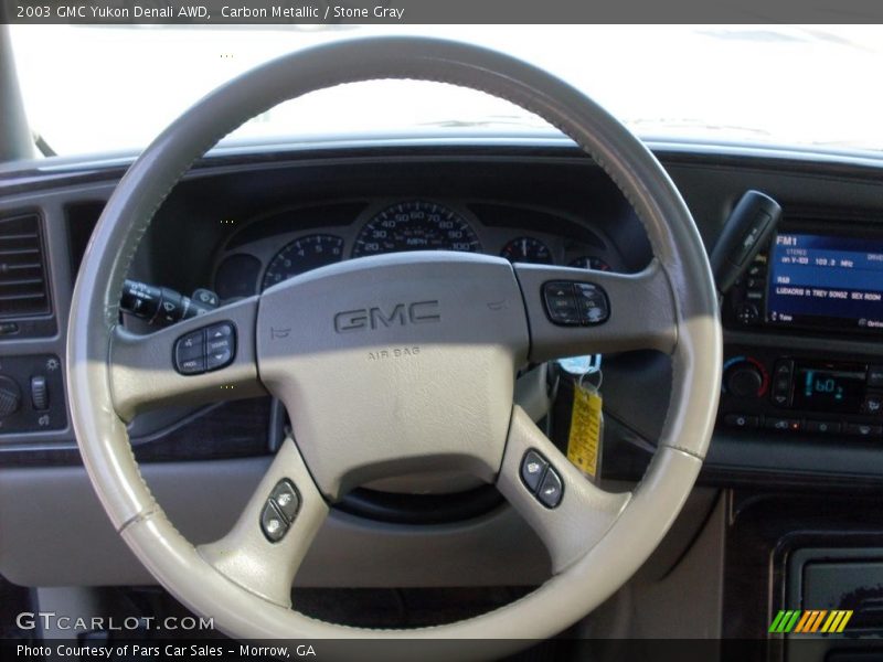 Carbon Metallic / Stone Gray 2003 GMC Yukon Denali AWD